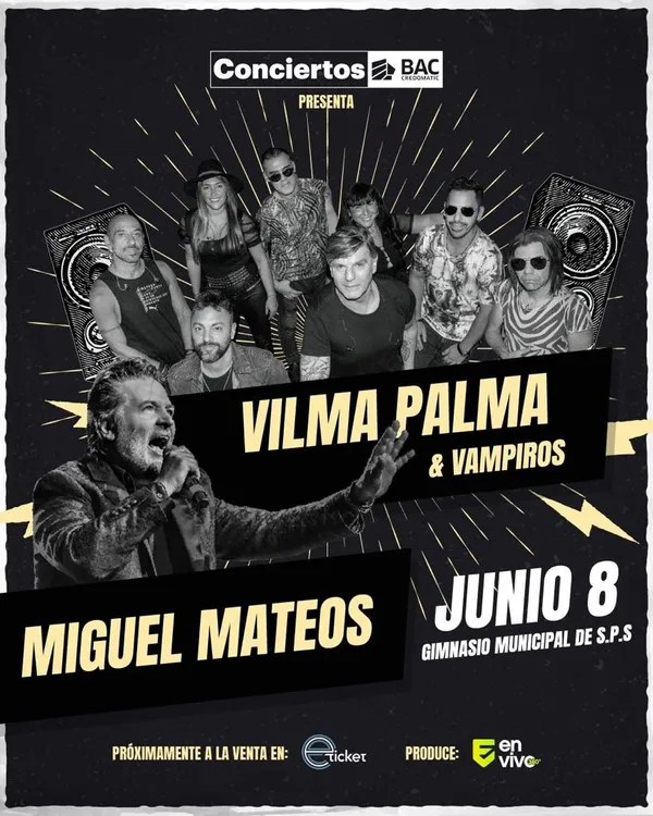 Vilma Palma y Miguel Mateos