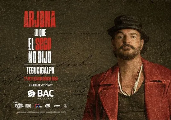 Ricardo Arjona en Tegucigalpa